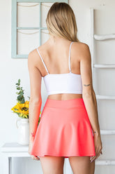 Heimish Women's High Waist Skort - Stylish & Versatile Skirt-Shorts Combo